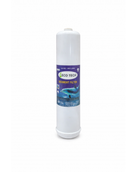 Necotech Inline Sediment Filter Cartridge | High Efficiency Dirt & Rust Removal | Universal RO Water Purifier Compatible | Long Life Pre-Filter